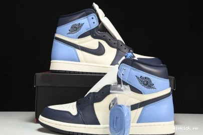 RETRO JORDAN 1 OBSIDIAN UNC HIGH AIR 0812